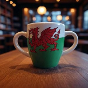 Coffee Cup Wales Flag